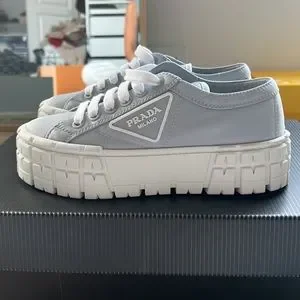 スニーカー PRADA Platform Fabric Sneakers Platform Prada Sneakers | eBay